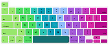Se7enline for MacBook Pro 13 inch Case M2/M1 2026-2020 A2338,Rainbow | Hard Shell Laptop Case Washable Keyboard Cover Skin Anti-Scratch Anti-Drop Heat Dissipation Full Port Access Slim Lightweight - color: Rainbow