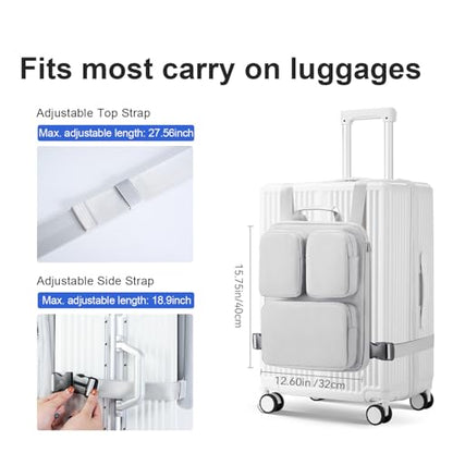 SAIKIT Laptop Briefcase Bag, Over Luggage Organizer for Carry On Bag, Protective Computer Bags