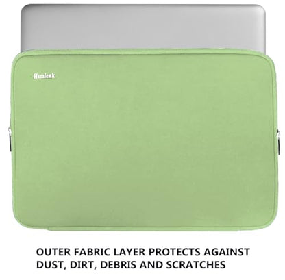 Laptop Sleeve 14 inch, Upgrade Shockproof Protective Computer Case Briefcase Carrying Bag Compatible with 14" HP, Lenovo, Asus, Acer, Notebook, Chromebook Computer, Light Green - color: Light Green, size: 14 Inch