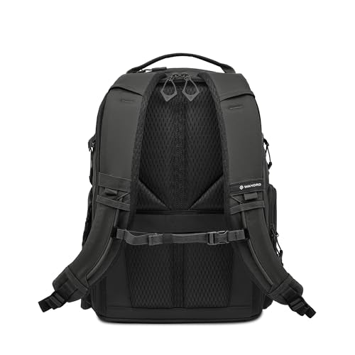 WANDRD PRVKE Zip 31L V4 Camera Backpack – Weatherproof Travel Bag with Laptop Sleeve, Expandable Rolltop and Quick Side Access - color: Black, size: 31L (Bag Only), style: Zip