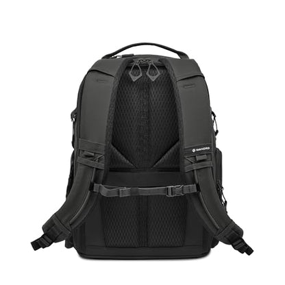WANDRD PRVKE Zip 31L V4 Camera Backpack – Weatherproof Travel Bag with Laptop Sleeve, Expandable Rolltop and Quick Side Access - color: Black, size: 31L (Bag Only), style: Zip