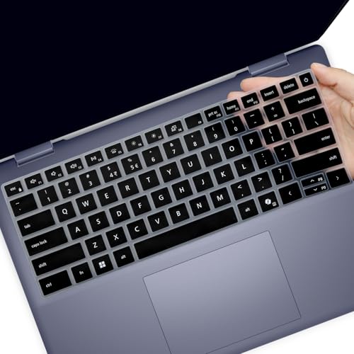 Keyboard Cover for 2026 2025 Dell 14 Plus Laptop/Dell 14 Plus 2-in-1 DB04250 DB04255 DB14250 DB14255 14-inch Laptop, US Layout Keyboard Skin (Not Fit:Dell 14S & 14 DA14250 Premium & Pro 14) -Black - color: Black
