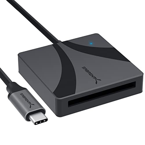 SABRENT USB Type C CFast 2.0 Card Reader [CR-CF20] - size: CFast 2.0 Reader