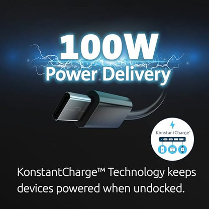 Kensington SD4760P 11-in-1 USB-C Docking Station Triple Monitor DisplayLink Docking Station, 3xHDMI, 100W Charging for Laptop, 6xUSB A, Ethernet, Audio, for Mac and Windows Driver Require K33622NA | DisplayLink docking, 3x HDMI, 100W laptop charging, 6x U