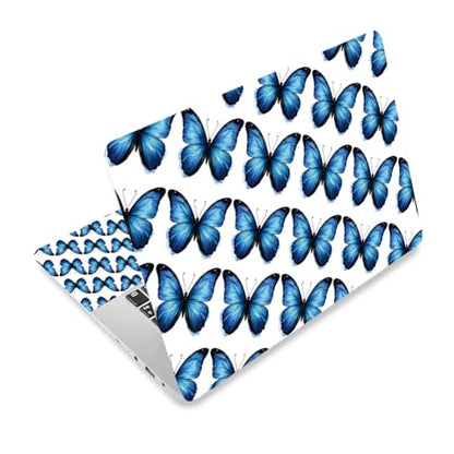 3Pcs Laptop Skin Sticker Decal Butterfly PVC Laptop Sticker Fits for 12-16 Inch Notebook Waterproof Scratch Proof Universal Notebook PC Personalized Protector Gift - style: butterfly