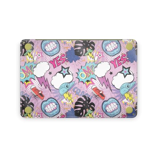 Glossy Glitter Laptop Skin Compatible with Apple MacBook Neo - OMG Yes - Premium 3M Vinyl Protective Wrap Decal Cover - Easy to Apply | Crafted in the USA by MightySkins - color: Omg Yes, size: MacBook Neo Full Cover Skin, style: Glossy Glitter Finish