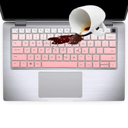 Keyboard Cover for Dell Latitude 14" 3450 3440 5450 5440 5430 5431 5420 7450 7440 7430 7420 7410, Dell Latitude 14" 9420 9430, Latitude 16 7650 7640, Latitude 15.6" 9520 9510 7520 -Ombrepink - color: Ombrepink