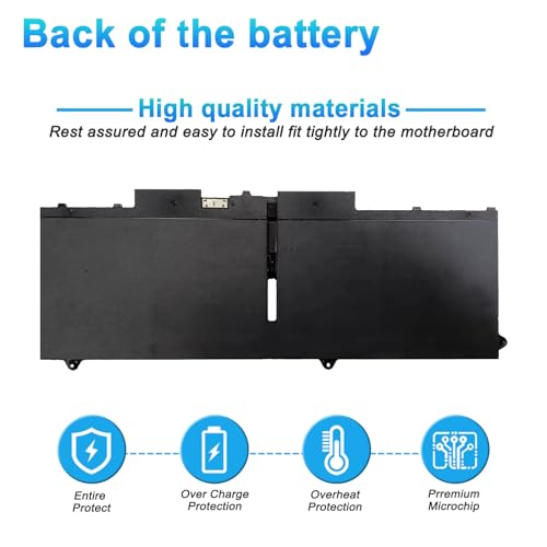 58Wh 07KRV Laptop Battery Replacement for Dell Latitude 5430 5530 5530 7330 7430 7530 Precision 3570 P104F P104F005 P137G P137G004 Series H4PVC 0H4PVC 4FVJG O7KRV 08WRCR 078FWY Y86WG 0Y86WG 15.2V - size: 11.02*4.33*0.29inch 07KRV