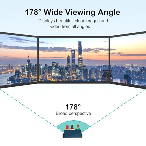 Portable Monitor Touchscreen 15.6" 1080P FHD IPS, 10-Point Touch Travel Gaming Display with Dual Speakers & Kickstand, USB-C HDMI External Screen for Laptop, PS5, Switch (1080P Touch, 15.6Inch) - size: 15.6 inches, style: 1080P Touch