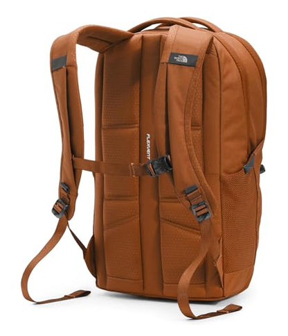 The North Face Jester Everyday Laptop Backpack, Leather Brwn/Blk-NPF, OSFA | Commuter Daypack, Water Repellent, Laptop Sleeve - color: Leather Brown/Tnf Black-npf
