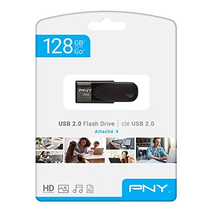 PNY 128GB Attaché 4 USB 2.0 Flash Drive - size: 128GB