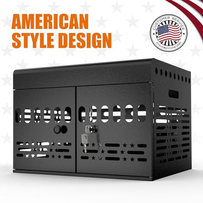 12-Device Tablet Charging Station Lock Box, Computer Cabinet with 2 Keys – Multi-Device Charging Cabinet for iPads, Chromebooks, Fire HD & Phones – Office, School, Hospital (Black),Fully Assembled - size: 12 Tablet/Chromebook(Black)
