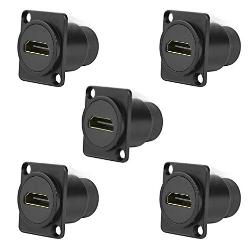 Toronce D R Series HDMI Passthrough Panel-Mount Connector (HDMI_5Pack) - size: HDMI_5Pack