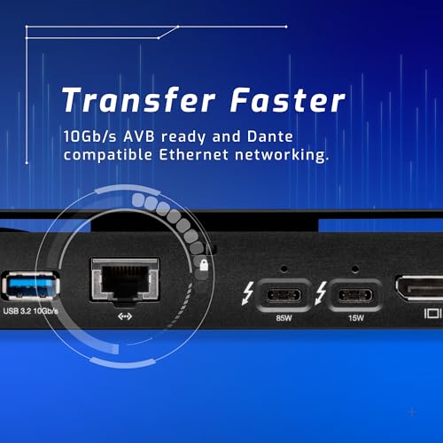 OWC Thunderbolt Pro Dock 10-Port Connectivity Solution for Mac/Windows | Professional docking station with USB 10Gb/s ports, AVB-ready 10Gb Ethernet, DisplayPort, CFexpress and SD 4.0 readers - size: PRO DOCK, style: Thunderbolt 3