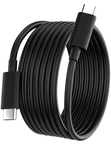 10FT USB C to USB C Charging Cable 65W Laptop Charger Cord,Black | Type C Charging Cord for HP Spectre Envy/DELL/Chromebook/Thinkpad/Acerfor Samsung/Mac Laptop Computer Power Cable Replacement - color: Black, size: 10FT/3M