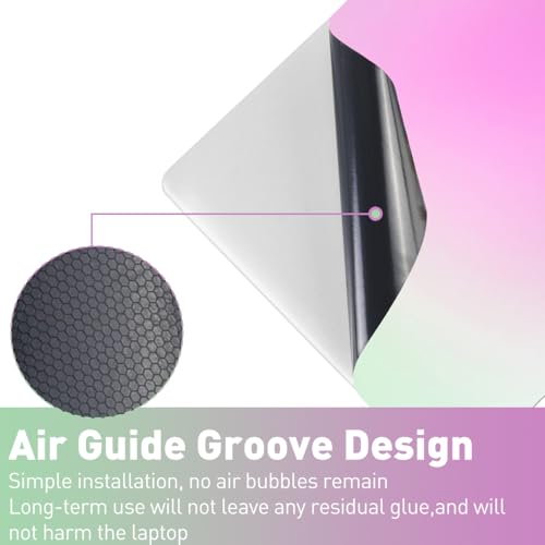15-15.6 inches Netbook Laptop Skin Sticker Decal Reusable Cover Protector for 11.6 12 13 13.3 14 15 15.4 Notebook Chromebook Easy to Apply Remove, Scratch-Resistant Waterproof I Dream Gradient - color: Dream Gradient
