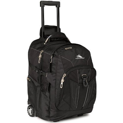 High Sierra XBT - Business Rolling Backpack, Black, One Size - color: Black