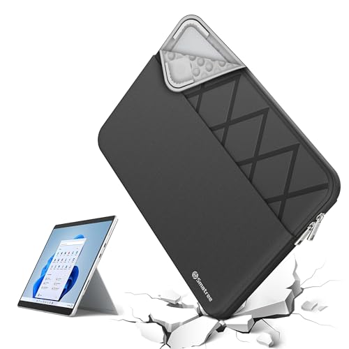 Smatree Laptop Sleeve for 15 inch Microsoft Surface Laptop 6/5/4 | ProtectiveCase with Accessory Pocket,Patented Shockproof Design (E630) - color: Elite-Black, size: for 15 inch Surface Laptop (E630)