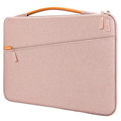 JETech Laptop Sleeve for MacBook Neo (A18 Pro), 13-14Inch MacBook Air/Pro (M1-M5, 2020-2026), Waterproof Bag with Portable Handle and Pocket, Compatible with 13-13.6 Inch Notebook (Rose Gold) | For MacBook Neo A18 Pro, 13-14 inch MacBook Air/Pro (M5-M1, 2