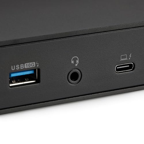 Amazon Basics Thunderbolt 4 Pro Docking Station, Dual 4K Monitor Support, 8K Display, 2xTBT4, 1xHDMI2.1, 3xUSB A 3.1, RJ45 Ethernet, Black, 7.86 x 2.95 x 1.23 inches - size: 7.86 x 2.95 x 1.23 inches