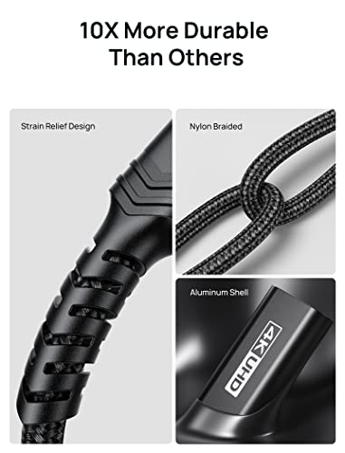 JSAUX USB C to HDMI Adapter 4K for iPhone 17, MacBook, Surface, Black | One-way USB C to HDMI only with 4K@30Hz video; aluminum shell for iPhone 17/16 Pro Max, MacBook and Galaxy S25 - style: 1-Pack Black