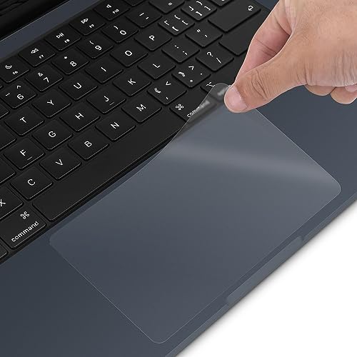 CaseBuy MacBook Air 15 inch Trackpad Protector Cover for 2026 2025 2024 2023 MacBook Air 15.3" M5 M4 M3 M2 Chip A3448 A3241 A2941 A3114 with Touch ID Clear Anti-Scratch Touch Pad Protector Skin -2PCS - size: MacBook Air 15"(2023-2026)