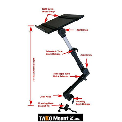 AA-Products T-70N Notebook/Laptop/Netbook Computer Mount Holder Stand for Trucks-Vans-Cars-SUVs