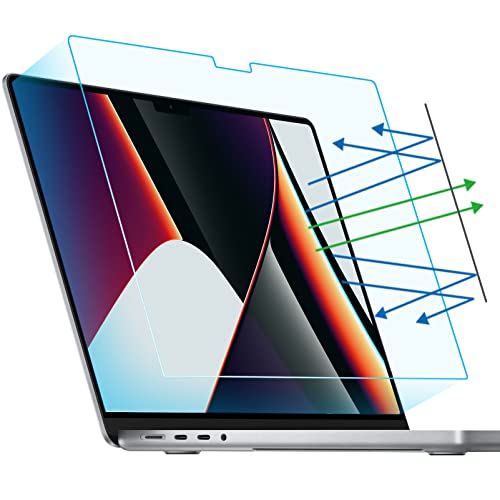 F FORITO 2-Pack Anti Blue Light Matte Laptop Screen Protector Compatible with MacBook Pro 16 inch (2026-2021, M5 M4 M3 M2 M1 Pro Max), Eye Protection Anti Glare Computer Screen Cover - size: for MacBook Pro 16" (2021-2026, M1,M2,M3,M4,M5)