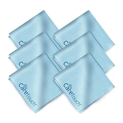 Care Touch Lens Cleaning Wipes with Microfiber Cloths - 200 Lens Wipes for Eyeglasses & 6 Microfiber Cloths - Glasses, Camera Lenses, Screens, Eye Glasses Cleaner for Cleaning Eyeglasses - size: 200 Count (Pack of 1)