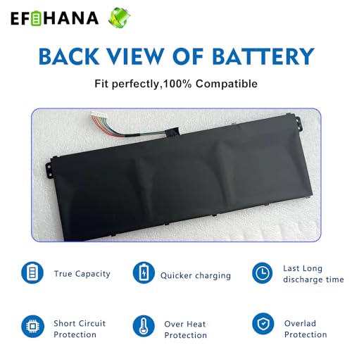 AP18C8K Laptop Battery Replacement for ACER Aspire 5 A514-52 A514-52-58U3 Chromebook 314 C933 Swift 3 SF314-42-R4XJ SF314-57 SF314-58 Series Notebook 11.25V 50.29Wh 4471mAh