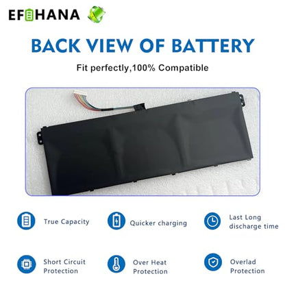 AP18C8K Laptop Battery Replacement for ACER Aspire 5 A514-52 A514-52-58U3 Chromebook 314 C933 Swift 3 SF314-42-R4XJ SF314-57 SF314-58 Series Notebook 11.25V 50.29Wh 4471mAh