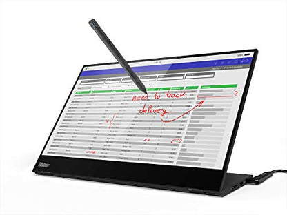 ThinkVision M14t USB-C Mobile Monitor with Touch Screen - Black