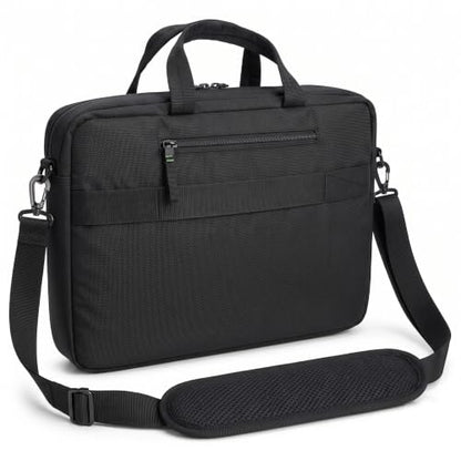 Acer Laptop Briefcase with Shoulder Strap, Messenger Bag | Water-Resistant, 900D Polyester, Shoulder Strap, Soft Interior Protection, Corner Guards Multi-Pocket, Luggage Strap - size: 16-17.3inch