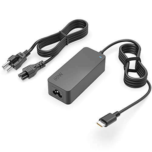 65W 45W USB C Laptop Charger Fit for Dell Chromebook Latitude Series, fit for Nimo 15.6" 17.3" Laptop, fit for Lenovo, HP, Acer, Samsung Computer - UL Safety Certified, Type C Fast AC Adapter