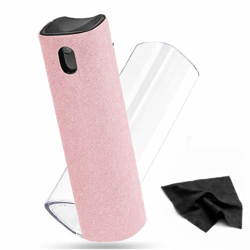 Screen Cleaner Kit 2 Pack, 3-in-1 Touchscreen Cleaner Spray with Microfiber Cloth, Refillable Mist Cleaner for Phone, Tablet, Laptop & Glass Screens