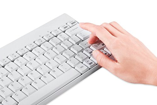 Perixx PERIDUO-712W Wireless Mini Keyboard and Mouse Set, White, US English Layout - style: Wireless White