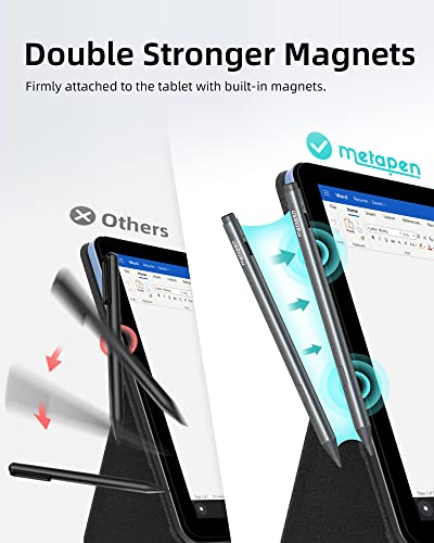 Metapen Stylus Pen M2 for Surface (Premium, 4096 Finest Control, Eraser End) - Compatible with Surface Pro 7//8/9/X//10/11/Book 3/Laptop 4/Studio 2, ASUS VivoBook Flip 14, for Creators,Students,Doers - style: M2