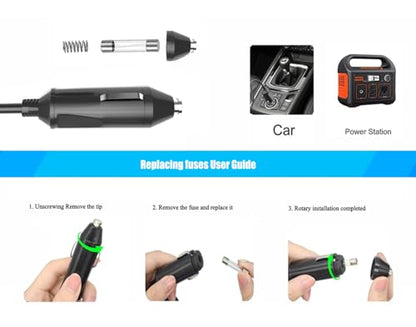 UpBright Car 12V DC Adapter Compatible with Zebra ZQ510 ZQ511 ZQ500 ZQ520 ZQ521 Mobile Printer ZQ52 QN4 QN2 QN3 QH2 QLn220 QLn320 QLn420 QLn-EC4 FSP048-DBCA2 AT18486-2 AT18486-1 Camper Power Supply