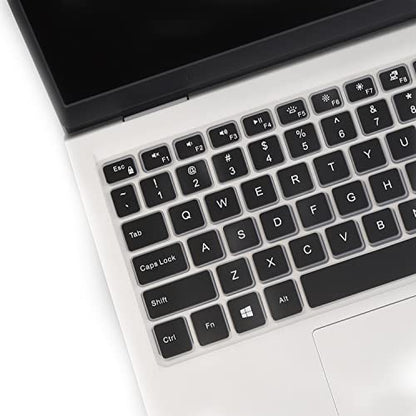 Keyboard Cover for 15.6 17.3 Dell Inspiron 15 17 5501 5502 5505 5508 5584 5590 5593 5598 7000 7500 7590 7591 7501 7506 7706 7790 Vostro 3501 3502 3505 5501 5502, 7590 5590, Inspiron 15 3000 5000 7000 - color: Black