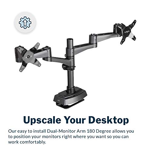 Vari Dual Monitor – 180 Degree – Black - style: Dual Monitor