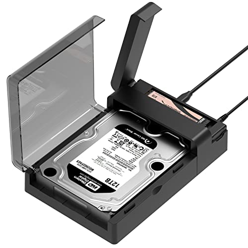 SABRENT USB-C Lay Flat Docking Station – NVMe M.2 + SATA 2.5”/3.5” SSD/HDD Enclosure, 10Gbps, Tool-Free, Offline Clone Function, USB 3.2 Type-C, for Windows, Mac, Linux (DS-UFNC) - size: USB-C Docking Station - Tool-Free