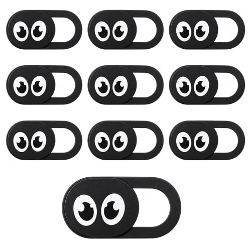 10 PCS Cell Phone Camera Cover Laptop Camera Cover Slide Webcam Covers Slide Ultra-Thin for Laptop, Smartphone, Tablet, Desktop, Easy Installation
