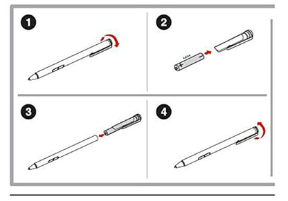 Active Pen 2 for ThinkPad X1 Tablet Gen2 (20JB, 20JC), Ideapad MIIX 720 MIIX 510 MIIX 520 Yoga 720 Yoga 920, Compatible 5T70M55297 - style: Active Pen 2