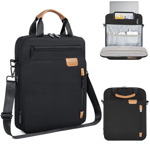 13.3-14 Inch Laptop Sleeve Bag Padded Protective Travel Carrying Case | Fits MacBook Neo 13" (A18 Pro), MacBook Pro 14" M5/M4/M3/M2, MacBook Air 13.6"/14" M5/M4/M3/M2, Surface Pro AI PC/9/8 13" - color: Black, size: 13.3-14 Inch