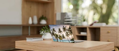 Laptop Skin Sticker Cover Decal Beach Designs - Universal Size - Fits All laptops up to a 16” Diagonal Size | Easy to Apply, Remove and Change Styles (Palm Trees) - style: Palm Trees