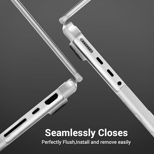 MOSISO Compatible with MacBook Pro 16 inch Case M5 M4 M3 M2 M1 2026-2021 | Seamlessly Closes Anti-Crack&Anti-Fingerprints Hard Shell for A3429 A3428 A3403 A3186 A2991 A2780 A2485, Matte Clear - color: Matte Clear