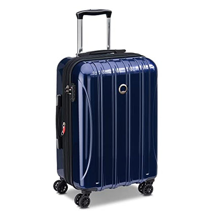 DELSEY PARIS Helium Aero Hardside Expandable Luggage with Spinner Wheels, Blue Cobalt, Carry-On Plus 21 Inch - color: Blue Cobalt, size: Carry-On Plus 21 Inch