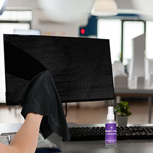 Swanky Computer Screen Cleaner Kit: Set of Electronic Cleaner Spray Microfiber Cleaning Cloth for Tv Cleaner - Ipad Screen Cleaner - iPhone Cleaner - Monitor Cleaner - Laptop Cleaner (2 Oz, 6-Pack) - color: 6 Pack