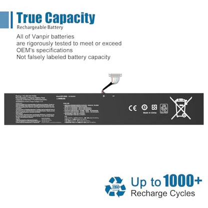 C41N2208 Laptop Battery Replacement for ASUS ROG Ally RC71L PC71L Gaming Handheld PC Series 15.48V 74Wh 4780mAh - size: 1021*1.73*0.38 inch C41N2208
