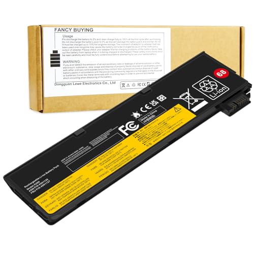 Fancy Buying 0C52861 0C52862 Battery for Lenovo Thinkpad L450 L460 L470 T440 T440s T450 T450s T460 T460P T470P T550 T560 K2450 S440 S540 P50S W550 W550S X240 X250 X260 X270 Series 45N1128 45N1734 - size: 8.11*2.52*0.35inch